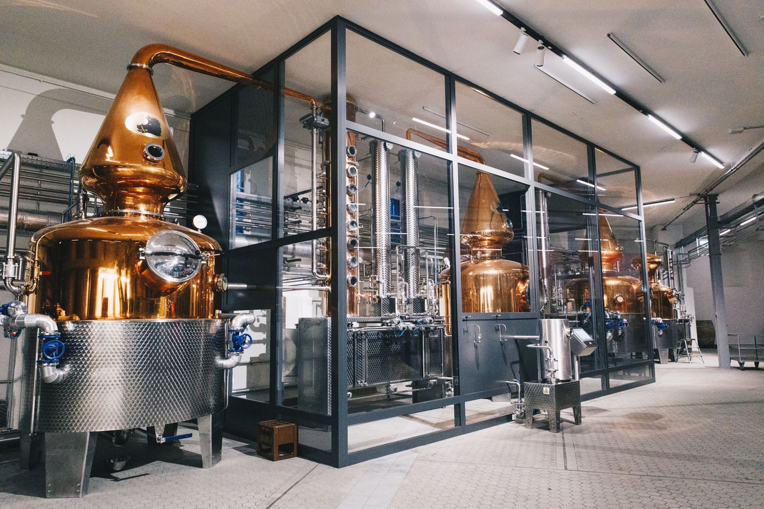Eine Frontaufnahme der Hardenberg Distillery
