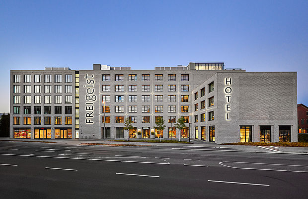Ein Blick auf das Gebäude des FREIgeist Göttingen Nordstadt